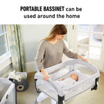 Graco My View 4 in 1 Bassinet | Infant to Toddler Bassinet with 4 Stages