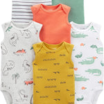 Simple Joys by Carter's Baby Boys' 6-Pack Short-Sleeve Bodysuit