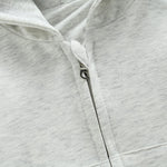 Gueuusu Toddler Baby Zip Up Hoodies Boy Girl Long Sleeve Hooded Sweatshirt Jacket Top with Pocket Kid Casual Outwear Clothes (Gray, 2-3 Years)