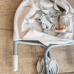 Regalo Easy Dinner Hook-On High Chair, Portable Clip-On Baby High Chair for Table, Foldable Travel High Chair with Storage Pocket, Rubber Grips to Protect Surfaces
