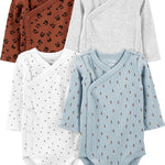 Simple Joys by Carter's unisex-baby 4-pack Side Snap Bodysuit