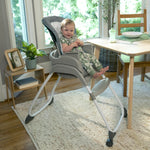 Ingenuity Full Course 6-in-1 High Chair - Baby to 5 Years Old, 6 Convertible Modes, 2 Dishwasher Safe Trays - Astro, 13108