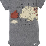 Gerber Baby Boys' 4-Pack Short Sleeve Onesies Bodysuits