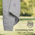 Ring Sling Baby Carrier - USA lab Tested, 100% Natural Cotton Muslin, Breathable & Ergonomic Ring Sling Dark Grey