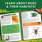 National Geographic Bug Catcher Kit for Kids - Kids Bug Habitat with Magnified Viewer, Bug Catcher, Tweezers & Learning Guide, Insect Habitat, Outdoor Toys, Kids Bug Catching Kit, Bug Box