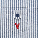 Little Me Clothes for Baby Boys' Lobster Sunsuit and Hat, Blue Lobster, 12 Months