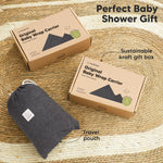 KeaBabies Baby Wrap Carrier - All in 1 Original Baby Carrier Newborn to Toddler Sling, Easy to Wear, Hands Free Bonding, Lightweight, Breathable Infant Wraps (Mystic Gray)