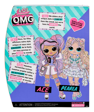 LOL Surprise OMG Ace Fashion Doll with 15 Surprises Including Gaming Themed Fashions and Accessories – Great Gift for Kids Ages 4+