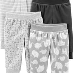 Simple Joys by Carter's unisex-baby 4-pack Fleece Pants