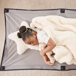 Regalo Extra Long My Cot Portable Toddler Bed - Gray 54x28x12 Inch