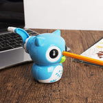 Mr. Pen Owl Shaped Manual Sharpener - Cute & Fun Gift for Kids, Colored Pencils