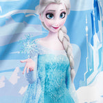 Disney Frozen Toddler Girl Dress Elsa Ruffle Sleeve Crinkled Casual Sundress Sleeveless Summer Outfit School Holiday Clothes Blue 2T