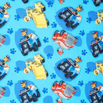 Paw Patrol Calling All Pups 4 Piece Toddler Bedding Set – Includes Comforter, Sheet Set – Fitted + Top Sheet + Reversible Pillowcase for Boys Bed, Blue
