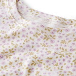 little planet by carter's Girl 2-piece Pajamas made with Organic Cotton, Lilac Floral, 12M