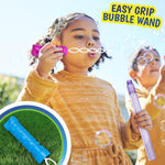 Sunny Days Entertainment Maxx Bubbles 4oz Bubble Wands – 6 Pack Bubble Wand Toy | Summer Fun, Outdoor Birthday Party Favors for Kids, 101799 Blue