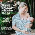 Nalakai Luxury Ring Sling Baby Carrier, Soft Linen Blend Baby Sling, Baby Wrap, Wear Your Little One Close to Your Heart, Comfort, Style