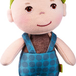 HABA Soft Baby Boy Doll Matteo - Adorable 6" Plush Figure for Babies and Toddlers, Ideal Toy for 1-3 Year Old Boys, for 3+ Year Old Girls, for Toddlers