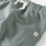 little planet by carter's unisex-baby 2-pack Pants made with Organic Cotton, Spring Moss/Grey, 24 Months