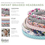 Parker Baby Girl Braided Headbands, Assorted 10 Pack of Hair Accessories for Girls -"Wildflower Set"