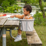 Regalo Easy Dinner Hook-On High Chair, Portable Clip-On Baby High Chair for Table, Foldable Travel High Chair with Storage Pocket, Rubber Grips to Protect Surfaces