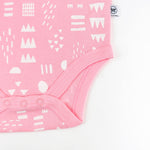HonestBaby Organic Cotton Long Sleeve Bodysuits Multi Pack, 5 Pack Tutu Cute, 3-6 Months