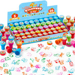 JOYIN 50 Pcs Animal Stamps for Kids, with 50 Different Designs, Farm,Sea Animals,Stamps for Crafting, Prize Box Toys for Classroom, Kids Party Favor, Birthday Party Favor Goodie Bag