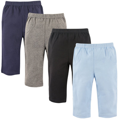 Luvable Friends baby boys Cotton Pants, Boy Solid, 12-18 Months US