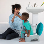 Summer Infant Summer 3-in-1 Train with Me Potty Seat Topper and Stepstool for Toddler Training and Beyond Easy to Empty and Clean Space Saving