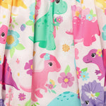 ZOELNIC Baby Girl Summer Clothes Newborn Girl Outfits Cute Strap Baby Girl Romper Jumpsuit Bodysuit Dinosaur 0-3 Months