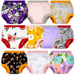 BIG ELEPHANT Potty Training Underwear, 100% Cotton Absorbent Unisex Toddler Pee Pants for Boys & Girls, 2T