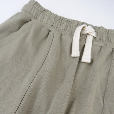 HonestBaby 2-Pack Cargo Shorts 100% Organic Cotton for Infant Baby and Toddler, Boys, Girls, Pineapple Leaf Khaki, Newborn