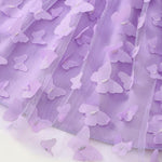 Toddler Girl Dress 2t 3t Girl Clothes Cute Ruffle Tutu Fairy Butterfly Princess Light Purple Dress for Toddler Summer Cute Outfit Casual Sundress