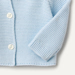 Amazon Essentials x Sofia Grainge Unisex Toddlers' Peter Pan Collar Sweater Jacket, Pale Blue, 2T