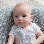 Dr. Brown's Flexees Teether, Blue Sloth, Soft 100% Silicone Baby Teether, BPA Free, 3m+, 1 Pack
