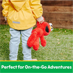 GUND Sesame Street Official Elmo Take Along Buddy Plush, Premium Plush Toy for Ages 1 & Up, Red, 13”