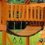 Gorilla Playsets 06-2004 Clatter Bridge Mesh Panels Add On for Swing Set Clatter Bridge, Black