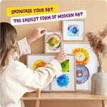 Paint Spin Art Machine Kit for Kids - Arts & Crafts for Boys & Girls Ages - Art Craft Set Gifts for 6-9 Year Old Boy, Girl- Cool Painting Spinner Toys Kits - Birthday Gift Ideas for Ages 6-12 Years