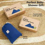 KeaBabies Baby Wrap Carrier - All in 1 Original Baby Carrier Newborn to Toddler Sling, Easy to Wear, Hands Free Bonding, Lightweight, Breathable Infant Wraps (Cobalt Blue)