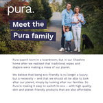 Pura Hypoallergenic Diaper Pants Size 8 (41+ lbs) Overnight, up to 12 Hours Leak Protection, Suitable for Sensitive Skin, Totally Chlorine Free, Soft Organic Cotton, 3 Packs of 15 (45 Pull Up Pants)