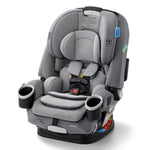 Graco 4Ever DLX 4-in-1 Car Seat, Charlie | Infant to Toddler Car Seat, with 10 Years of Use | Rear-Facing, Forward-Facing and Booster Modes | Safe, Comfortable and Convenient