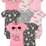 Gerber baby-girls 8-pack Short Sleeve Onesies Bodysuits