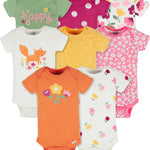 Onesies Brand baby-girls 8-pack Short Sleeve Mix & Match Bodysuits