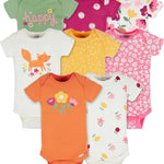 Onesies Brand baby-girls 8-pack Short Sleeve Mix & Match Bodysuits