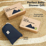 KeaBabies Baby Wrap Carrier - All in 1 Original Baby Carrier Newborn to Toddler Sling, Easy to Wear, Hands Free Bonding, Lightweight, Breathable Infant Wraps (Midnight)