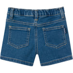 Gerber Baby and Toddler Unisex Denim Shorts, Light Blue Denim Wash, 12 Months