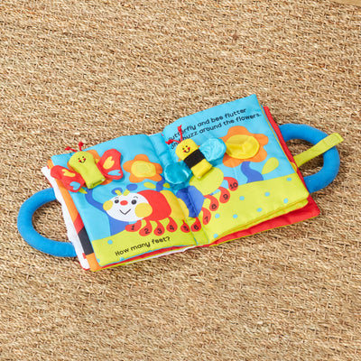 Melissa & Doug Kâ€s Kids My First Activity Book 8-Page Soft Book for Babies and Toddlers Early Learning Developmental Plush Soft Activity For Babies And Toddlers