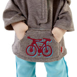 HABA Lian 12" Soft Doll - Baby Boy Doll with Brown Hair and Blue Eyes, Perfect Plush Toy for 18 Months & Up with Embroidered Face (Machine Washable)