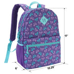 SUPRANICE 24-Pack 17" Elementary Bulk Backpacks for School, Bulk Printed Bookbags for Boys and Girls Ages 5-11, Assorted Prints for School Drives, Donations, and Giveaways