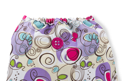 Buttons Cloth Diaper Cover - One Size (Posy)