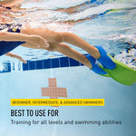 FINIS Long Floating Fins , Blue/Orange, XXS (Jr. 11-1) (1.05.037.02)